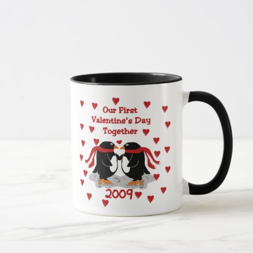 Penguin 1st Valentines Day 2009 Mug