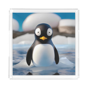 Penguin Acrylic Tray