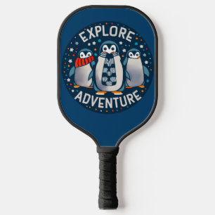 Penguin Adventure: Penguin Lovers Explore Now Pickleball Paddle
