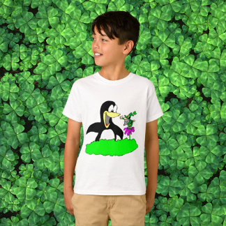 Penguin and Leprechaun Kids T-Shirt