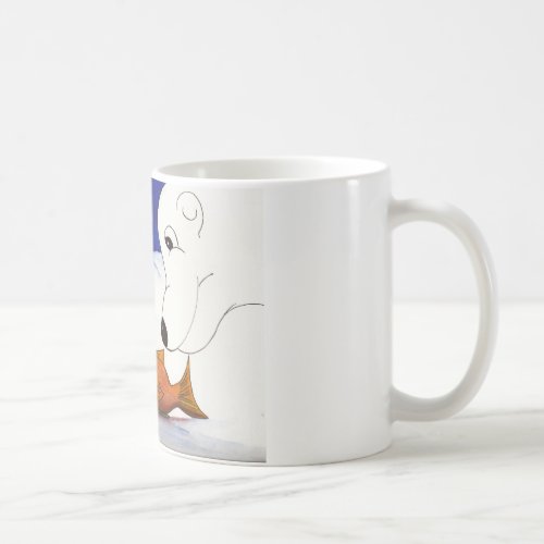 penguin and polar bear coffee mug