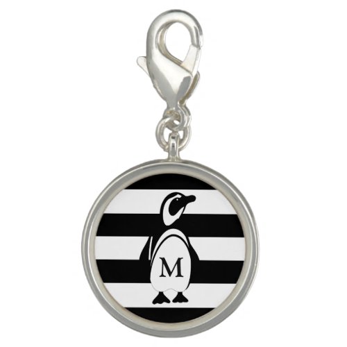 Penguin and Stripes Charm