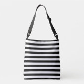 Penguin and Stripes Crossbody Bag (Back)