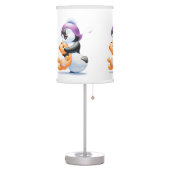 Penguin and Teddy Bear Table Nursery Lamp (Left)