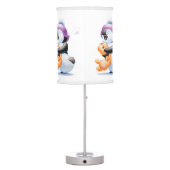 Penguin and Teddy Bear Table Nursery Lamp (Back)