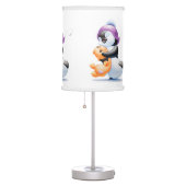 Penguin and Teddy Bear Table Nursery Lamp (Right)