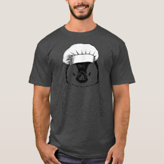 Penguin Animal Chef Funny Cooking Cook  T-Shirt