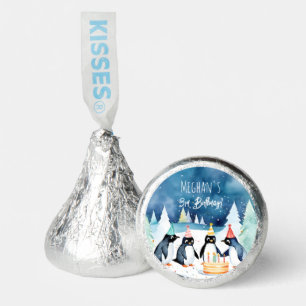 Penguin arctic winter birthday party favors custom