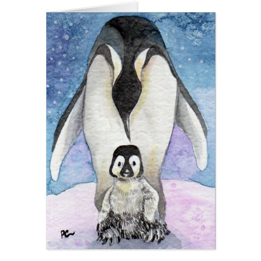 Penguin Art New Born Cards (Front)