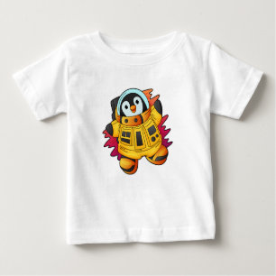 Penguin as Astronaut in Suit Baby T-Shirt