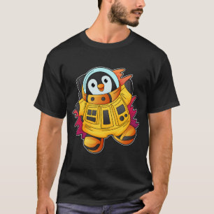 Penguin as Astronaut in Suit T-Shirt