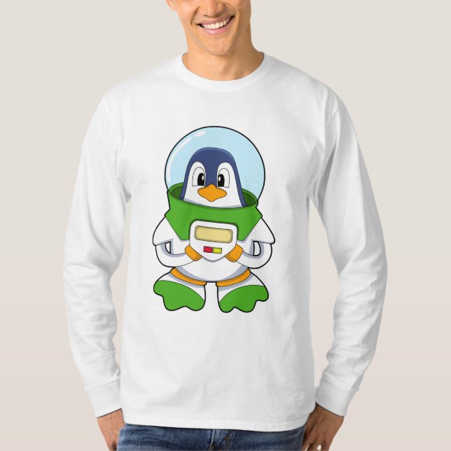 Penguin as Astronaut with Costume T-Shirt (Front)