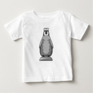 Penguin as Chess piece King Baby T-Shirt
