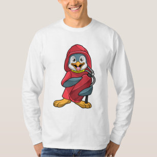 Penguin as Firefighter with Extinguisher T-Shirt