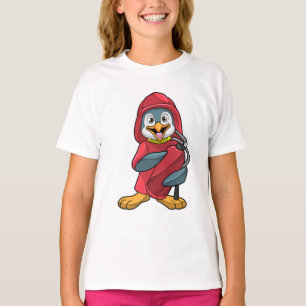 Penguin as Firefighter with Extinguisher T-Shirt