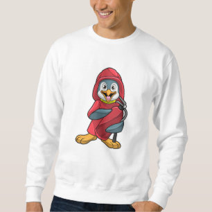 Penguin as Firefighter with Fire extinguisher Sweatshirt