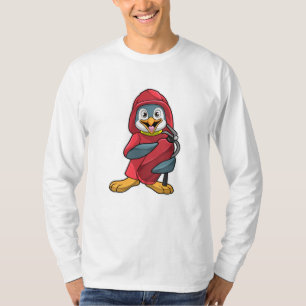 Penguin as Firefighter with Fire extinguisher T-Shirt