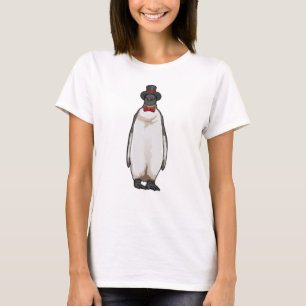 Penguin as Gentleman with Hat T-Shirt