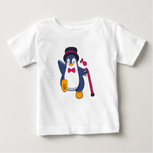Penguin as Groom with Tie Baby T-Shirt