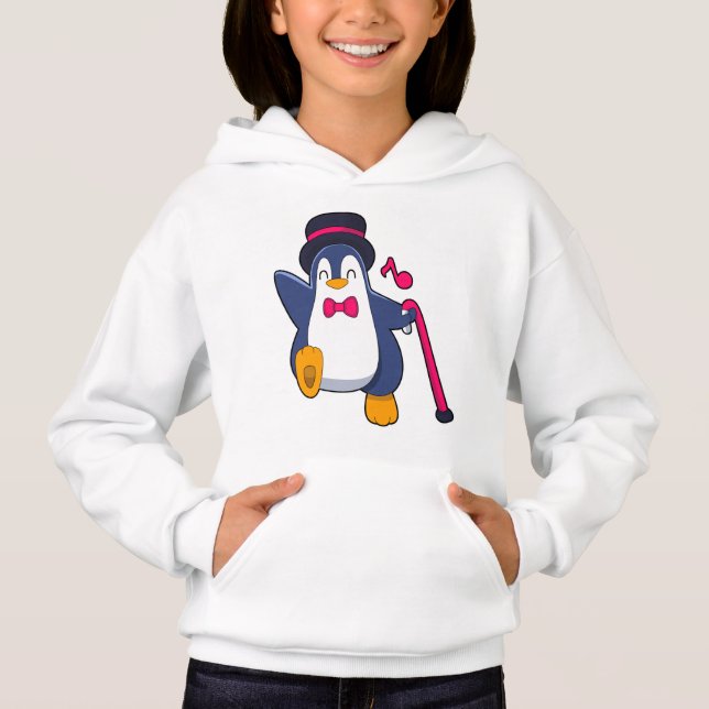 Penguin as Groom with Tie Hoodie (Front)