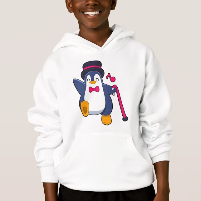 Penguin as Groom with Tie Hoodie (Front)
