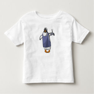 Penguin as Hairdresser with Scissors Toddler T-shirt