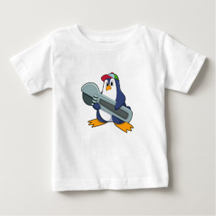 Penguin as Mechaic with Tool Baby T-Shirt
