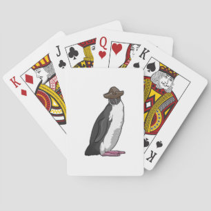 Penguin as Pirate with Hat Poker Cards