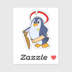 Penguin as Pirate with Hat Sticker