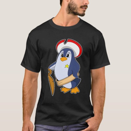 Penguin as Pirate with Hat T_Shirt