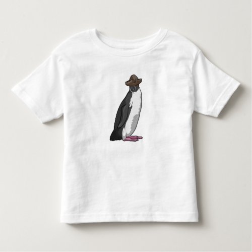 Penguin as Pirate with Hat Toddler T_shirt