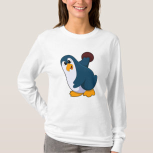 Penguin at Bowling with Bowling ball T-Shirt