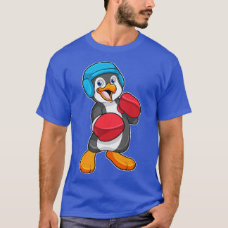 Penguin at Boxing with Boxing gloves Helmet T-Shirt