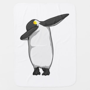 Penguin at Hip Hop Dance Dab Baby Blanket