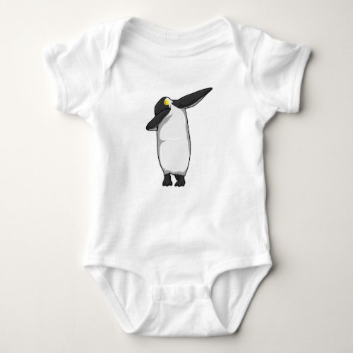 Penguin at Hip Hop Dance Dab Baby Bodysuit