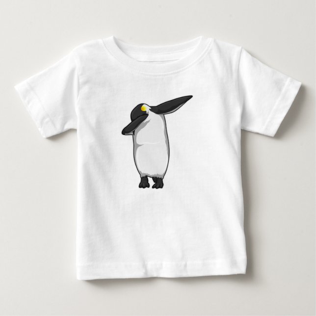 Penguin at Hip Hop Dance Dab Baby T-Shirt (Front)
