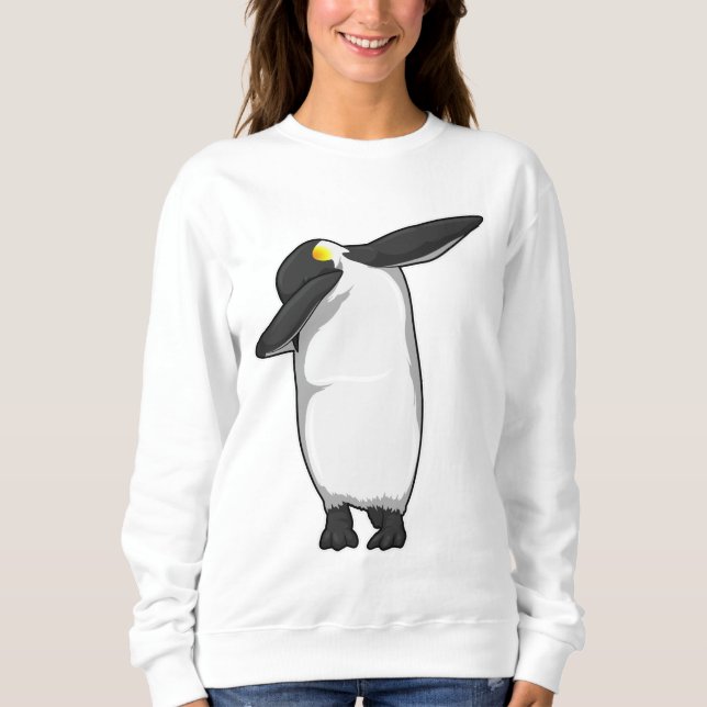 Penguin at Hip Hop Dance Dab Sweatshirt (Front)