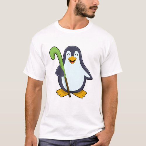 Penguin at Hockey with Hockey bat T_Shirt