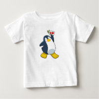 Penguin at Poker with Poker cards