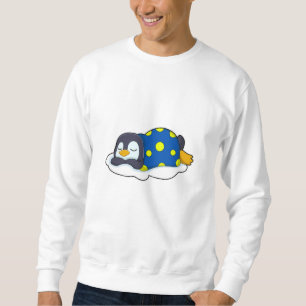 Penguin at Sleeping with Blanket Sweatshirt