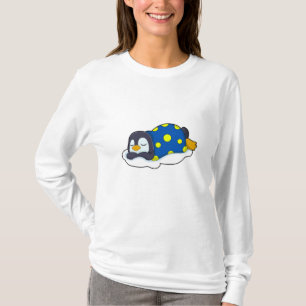 Penguin at Sleeping with Blanket T-Shirt