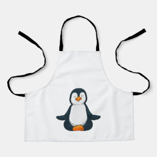 Penguin at Yoga Fitness in Sitting Apron