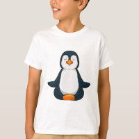 Penguin at Yoga Fitness in Sitting