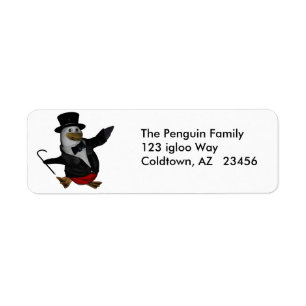 Penguin Awareness Day address ~ January 20 Label