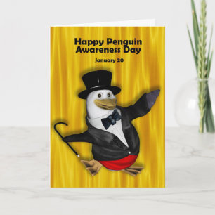 Penguin Awareness Day Card ~ January 20