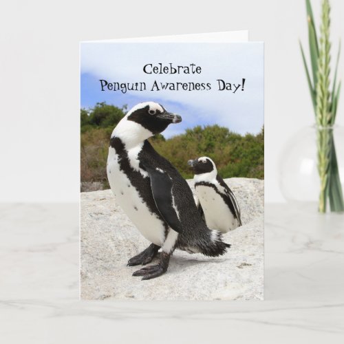 Penguin Awareness Day January 20th Card