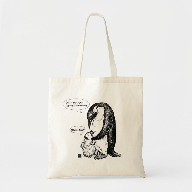 Penguin Awareness Tote Bag (Front)