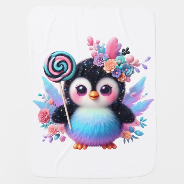 Penguin Baby Blanket (Front)