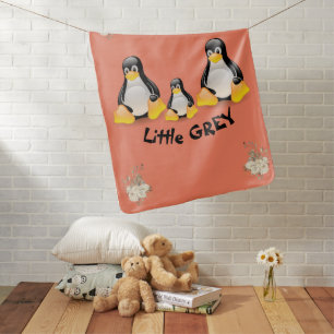 Penguin Baby Blanket