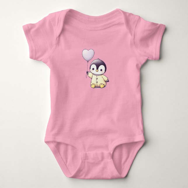 Penguin Baby Bodysuit (Front)